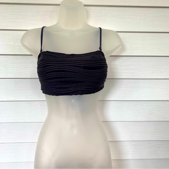 Women’s Versatile NWT Zaful grey Ruched Bustier Binki Top - Picture 1 of 5
